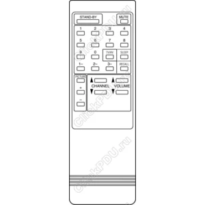 Пульт Omega TV KV-T5116DK оригинальный