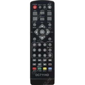 Пульт TVjet RE820HDT2 VAR3 для DVB-T2 ресивера