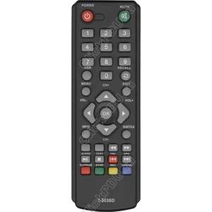 Пульт DEXP AB-115, AB-116 для DVB-T2 ресивера