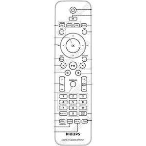 Пульт Philips HTS3568/51 для домашнего кинотеатра Philips