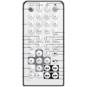 Пульт NRG IDV-120, IDV-250U для автомагнитолы NRG