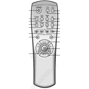 Пульт Samsung MM-ZB5, MM-ZB59 для музыкального центра Samsung