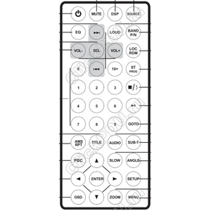 Пульт NRG IDM-730BT для автомагнитолы NRG