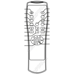 Пульт Jetbalance JB-614 для аудиосистемы Jetbalance