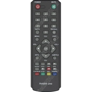 Пульт Supra SDT-85, SDT-90 для DVB-T2 ресивера