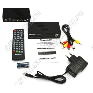 Пульт Вымпел РЕСИВЕР DVB-T2 B-49 для DVB-T2 ресивера