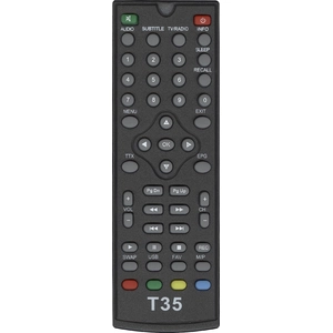 Пульт Huayu WV T35, T55, T60M для DVB-T2 ресивера