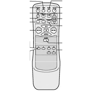 Пульт LG 6710RCWM07A, 6710RCWC06B для музыкального центра LG