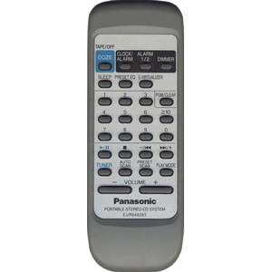 Пульт Panasonic EUR648263 (RX-DX1) оригинальный