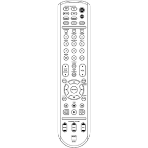 Пульт Nad HTR7 для ресивера Nad