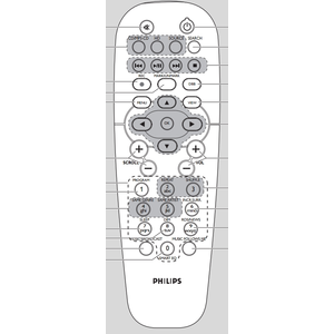 Пульт Philips WACS7000, WACS7005 для музыкального центра Philips