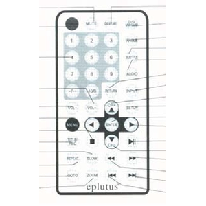 Пульт Eplutus TO-020 (EP-1511) для телевизора Eplutus