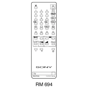Пульт Sony RM-694 оригинальный