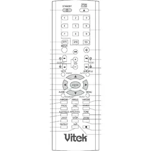 Пульт Akai DV-R5400DST для домашнего кинотеатра Akai