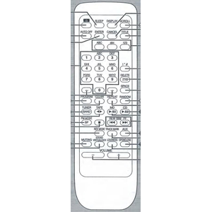 Пульт Panasonic EUR647200 для музыкального центра Panasonic