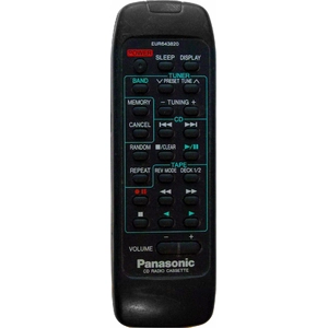 Пульт Panasonic EUR643820 для музыкального центра Panasonic