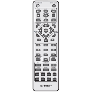 Пульт Sharp 92LWIR24900103 для домашнего кинотеатра Sharp