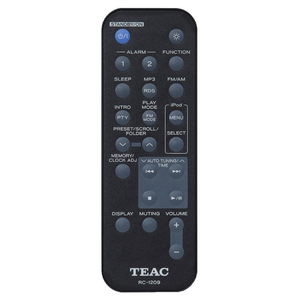 Пульт TEAC RC-1209 для музыкального центра TEAC