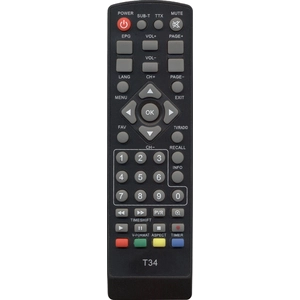 Пульт Huayu WV T34 для DVB-T2 ресивера