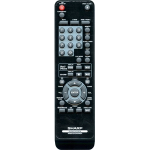 Пульт Sharp RRMCGA244AWSA (RRMCGA246AWSA) для музыкального центра Sharp