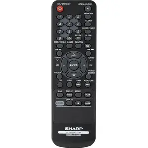 Пульт Sharp RRMCGA264AWSA (XL-HF202P) для музыкального центра Sharp