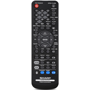 Пульт Sharp RRMCGA334AWSA для музыкального центра Sharp
