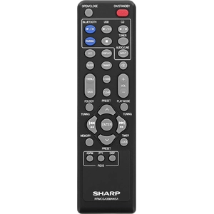 Пульт Sharp RRMCGA358AWSA (XL-HF102BH) для музыкального центра Sharp