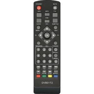 Пульт Huayu QF-6222 DVB01T2 (WV-T38) для DVB-T2 ресивера