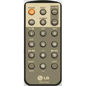 Пульт LG AKB35120903 для автомагнитолы LG