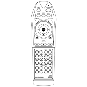 Пульт Sherwood RM-DVD-99H для DVD плеера Sherwood