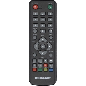 Пульт REXANT RX-510 для DVB-T2 ресивера