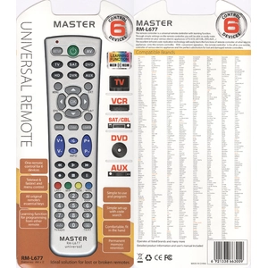 Универсальный пульт Master RM-L677