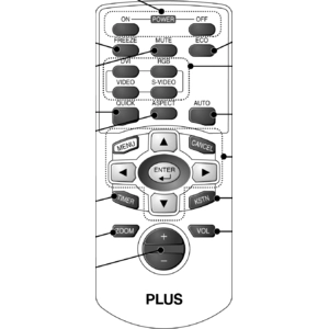 Пульт PLUS U2-1200, U2-817 оригинальный
