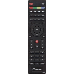 Пульт ORIEL ПДУ-10 для DVB-T2 ресивера
