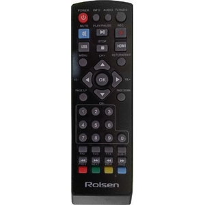 Пульт Rolsen RDB-508, RDB-515 для DVB-T2 ресивера