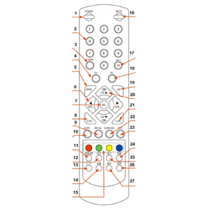 Пульт Rolsen RL-15T10 для телевизора Rolsen