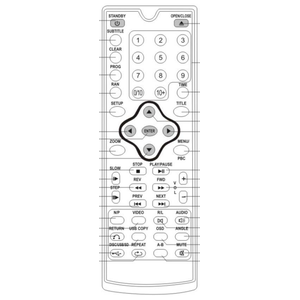 Пульт DEXP DVD-26HMK оригинальный