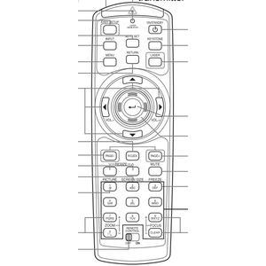 Пульт Toshiba TDP-TW95 для проектора Toshiba