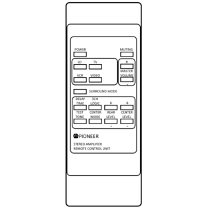 Пульт Pioneer VSP-200 для AV-ресивера Pioneer