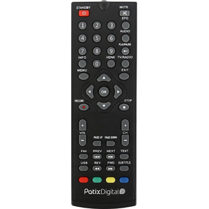 Пульт Patix Digital PT-100, PT-505C для DVB-T2 ресивера