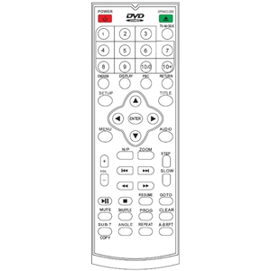 Пульт Supra DVS-201X для DVD плеера Supra