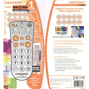 Универсальный пульт Huayu RM-L108E