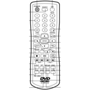 Пульт Prology DVD-600M оригинальный