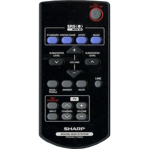 Пульт Sharp RRMCGA177AWSA для саундбара Sharp