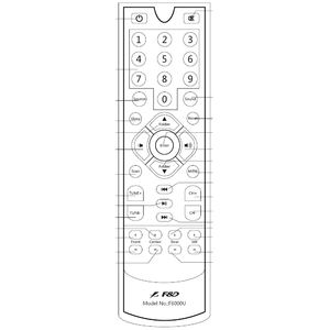 Пульт F and D F6000U для аудиосистемы F and D