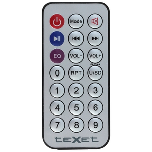 Пульт Texet TPA-3005 для аудиосистемы Texet