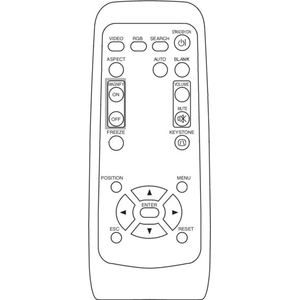 Пульт Hitachi CP-X275 оригинальный