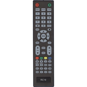 Пульт Huayu RC19 (AL52D-HOME) для телевизора Erisson, BQ, Blackton, Akai, Manya, ECON, BAFF, Hartens, Витязь (VITYAZ), OLTO, Telefunken, STRAUS, HIBERG, Skyline, Supra, Harper, HI, CROWN