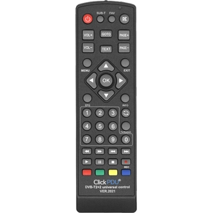 Пульт ClickPdu для приставок DVB-T2+2 ! для DVB-T2 ресивера