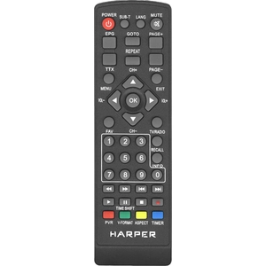 Пульт Harper HDT2-2010 для DVB-T2 ресивера